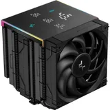 Кулер для процессора, Deepcool, AK620 DIGITAL PRO R-AK620-BKAPMN-G, Intel 20хх/1700/1200/115х и AMD AM5/AM4, 260W, 2*120мм, 500-1750±10%/об/м, 60,89 CFM, 25 dB(A), 4pin, 129х138х163мм, Черный