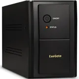 ИБП ExeGate SpecialPro UNB-2200.LED.AVR.4SH.RJ (2200VA/1300W, LED, AVR,4*EU/Тип F(Schuko), RJ45/11, батарея 12V 9Ah - 2 шт., металлический корпус, Black)