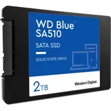 Твердотельный накопитель SSD WD Blue WDS200T3B0A 2TB 2.5" Client SATA 6Gb/s, 560/530, IOPS 95/84K, MTBF 1,75M, 3D NAND TLC, 500TBW, Retail (856315)