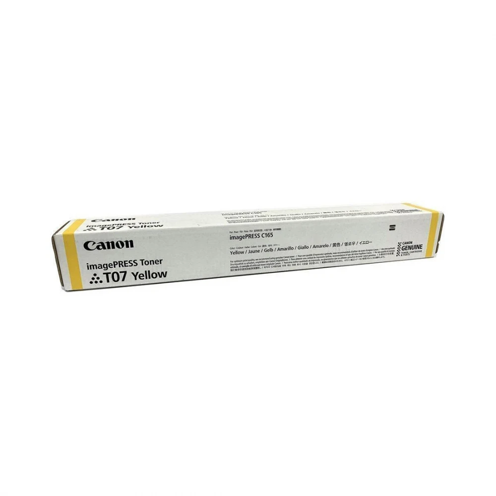 Тонер-картридж, Canon, TONER T07 Yellow, 3644C001AA, для imagePRESS C165/C170/C265/C270, 37 500 стр. (А4)