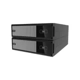 Батарейный блок, Eaton, 93PXEBM480, Стоечный 19" 6U, 2x240 V, Чёрный