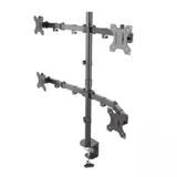 ONKRON D421E чёрный {Для экранов с диагональю 13"-32" каждый Максимальная нагрузка: 32кг (4х8кг) VESA: 75x75, 100х100мм}