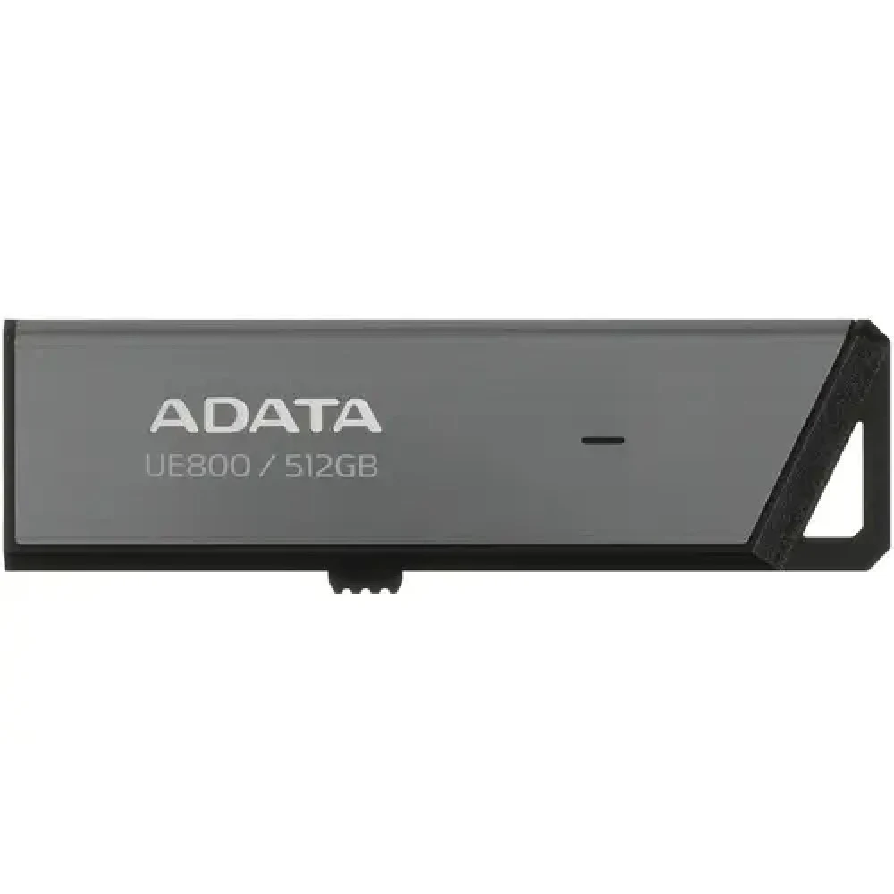 Флеш Диск A-DATA 512GB <AELI-UE800-512G-CSG> Elite UE800, USB 3.2/TypeC, Серый, металлич.1000/1000 Mb/s