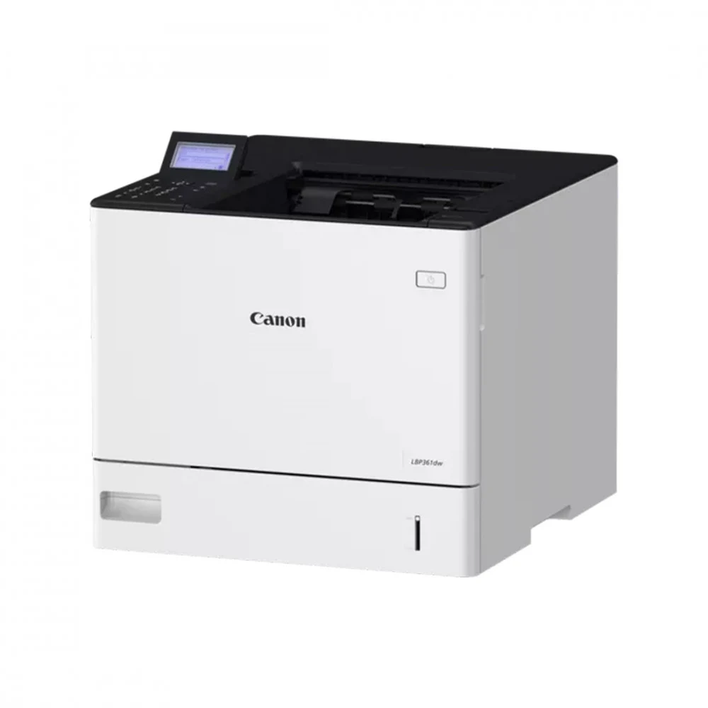 Монохромный лазерный принтер, Canon, i-Sensys LBP361DW, 5644C008AA, A4, лазерный, 61 стр./мин, нагрузка (max) 275K в месяц, ёмкость лотка - 550 листов, процессора 1,6 ГГц x 2, память 2 ГБ, Хранилище