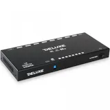 Сплиттер HDMI, DELUXE, HS8P4K60H3D, 8 портов, Разрешение 4К, Поддержка 3D, 1х8, 60Гц, 3 Вт, Чёрный, Цветная коробка
