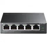 Коммутатор TP-LINK TL-SF1005P 5-портовый 10/100 Мбит/с настольный коммутатор с 4 портами PoE, 5 портов RJ45 10/100 Мбит/с, включая 4 порта PoE, бюджет PoE до 58 Вт, стальной корпус {12} (083199)
