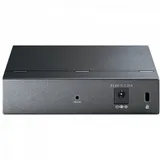 Коммутатор TP-LINK TL-SG105PE Easy Smart гигабитный 5-портовый коммутатор с 4 портами PoE+, металлический корпус, настольная установка, бюджет PoE — 65 Вт, поддержка 802.1q VLAN, приоритизация (QoS)