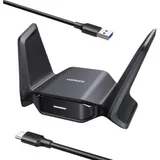 Wi-Fi7 BE6500 Беспроводной сетевой адаптер 2.4GHz/5GHz/6GHz CM995 (65813) UGREEN
