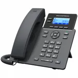 Grandstream GRP2602G - IP телефон. 4 SIP аккаунта, 2 линии, есть подсветка экрана, два коммутируемых 10/100/1000 Мбит/с Ethernet порта, 132 x 48 точек (2.21 дюйма’), графический ЖКдисплей с подсветк