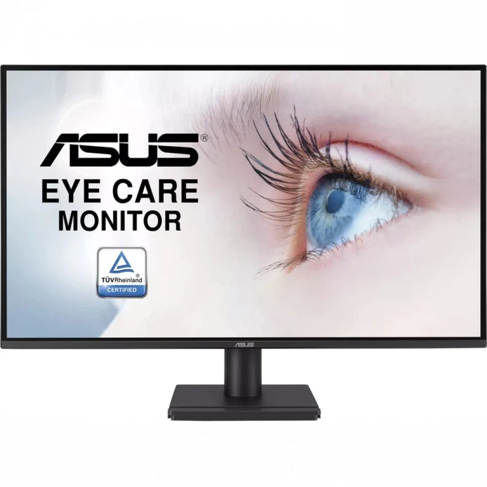 Монитор ASUS VA27AQ (27", 16:9, IPS, 1ms(MPRT), 2560x1440, 75Hz, 350cd, 1000:1, 178°/178°, VGA/HDMI/DP, 2*2W, Black)(90LM06G1-B01171)