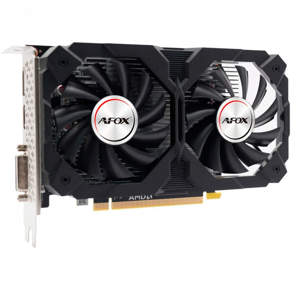 Видеокарта AFOX PCI-E AMD Radeon RX 550 4G (4Gb/GDDR5/128 bit/DP, HDMI, DVI) RTL (AFRX550-4096D5H2-V4)