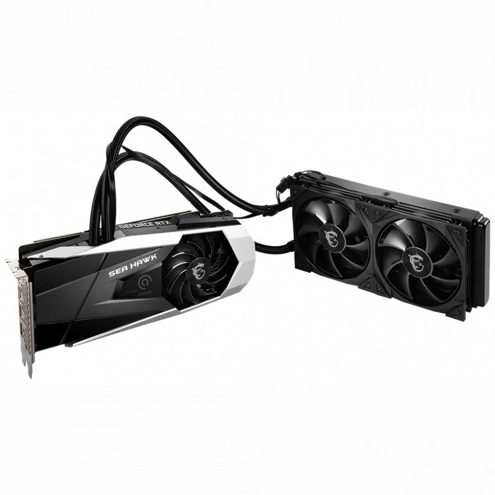 GF RTX3080, MSI Sea Hawk X LHR, 1785MHz/19000MHz, 320bit, 10GB GDDR6X, HDMI, 3xDP