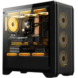 Компьютерный корпус, Huntkey, GX750A, ATX/Micro ATX, USB 1*3.0/2*2.0, HD-Audio, Кулер 3*12см RGB, Высота процессорного кулера до 165 мм, Длина VGA до 415мм, 2*3.5"/2.5", Слот 7, Толщина 0,6мм, 465x2
