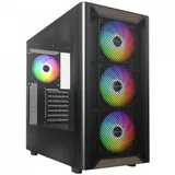 Корпус Montech XR Wood черный без БП ATX 9x120mm 4x140mm 2xUSB3.0 audio bott PSU