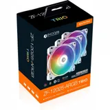 Комплект вентиляторов для корпуса ID-Cooling ZF-12025-ARGB-TRIO S, 3x12cm, 4p,1600rpm,50.5CFM,28.5dB