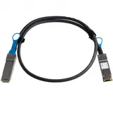 QSFP+, 40GE Direct Attach Copper Cable, 1 meter, Industrial Temperature (-40 through 85 DEGREE C), 0.015W, 30 AWG