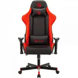 Кресло игровое A4Tech Bloody GC-870 черный/красный ромбик экокожа с подголов. крестов. металл