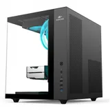 Case ATX midi tower Wintek, Cube pro V909-B TG, (без БП), black