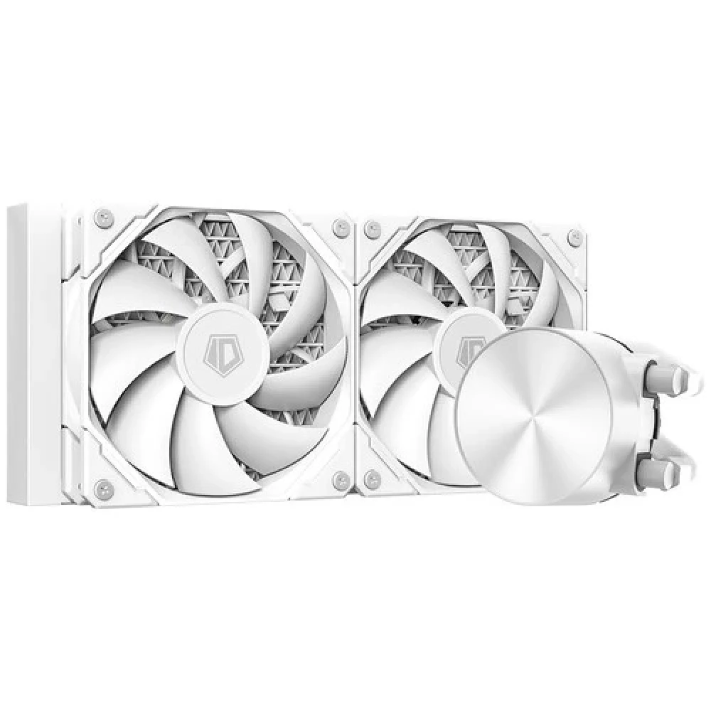 Система водяного охлаждения ID-Cooling FX240 Pro Soc-AM5/AM4/1200/1700/1851 белый 4-pin 35.2dB Al+Cu 300W Ret (FX240 PRO WHITE)