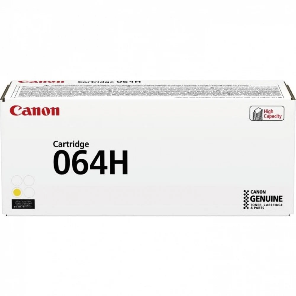 Картридж лазерный Canon CRG 064 H Y 4932C001 желтый (10400стр.) для Canon MF832Cdw