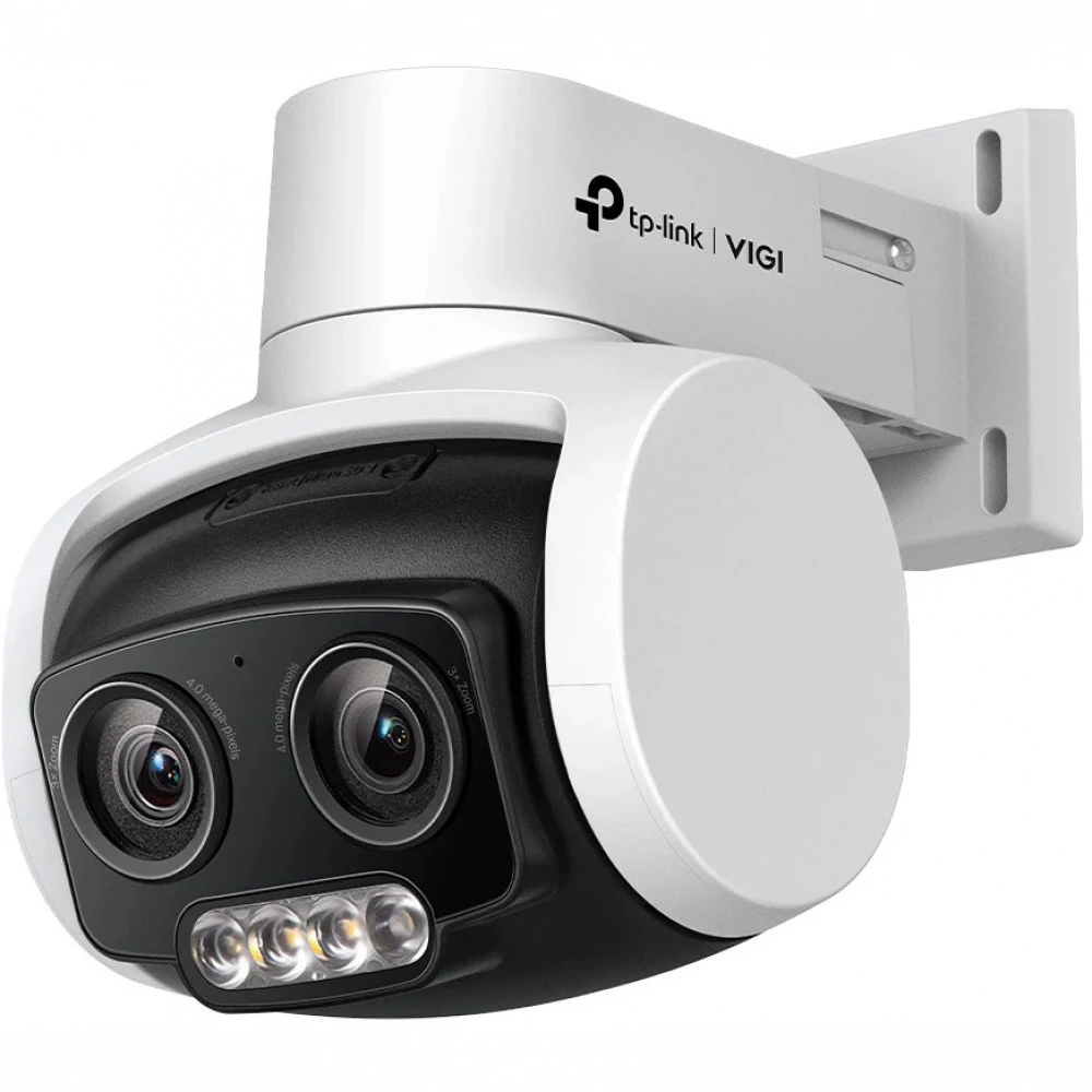 Уличная PTZ камера 4 Мп с двумя объективами и цветным ночным видением/ 4MP Dual-Lens Varied Focal Full-Color Pan/Tilt Network Camera
