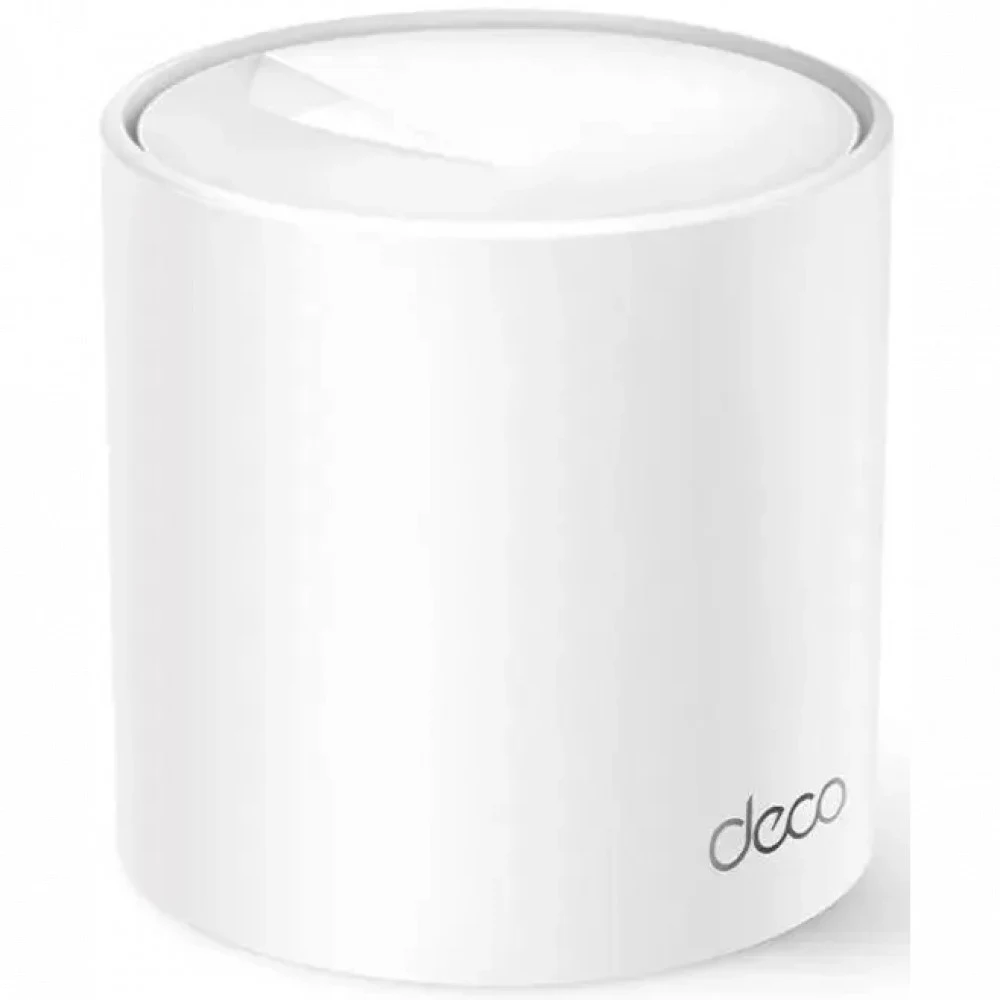 Домашняя Mesh Wi-Fi система GbE AX1500 Tp-Link Deco X10 (1 устройство) &lt Бесшовный роуминг, Wi-Fi 6, 5 ГГц: до 1201 Мбит/с (802.11ax), 2,4 ГГц: до 300 Мбит/с (802.11ax), 802.11ax/ac/a/b/g/n, 2 гиг