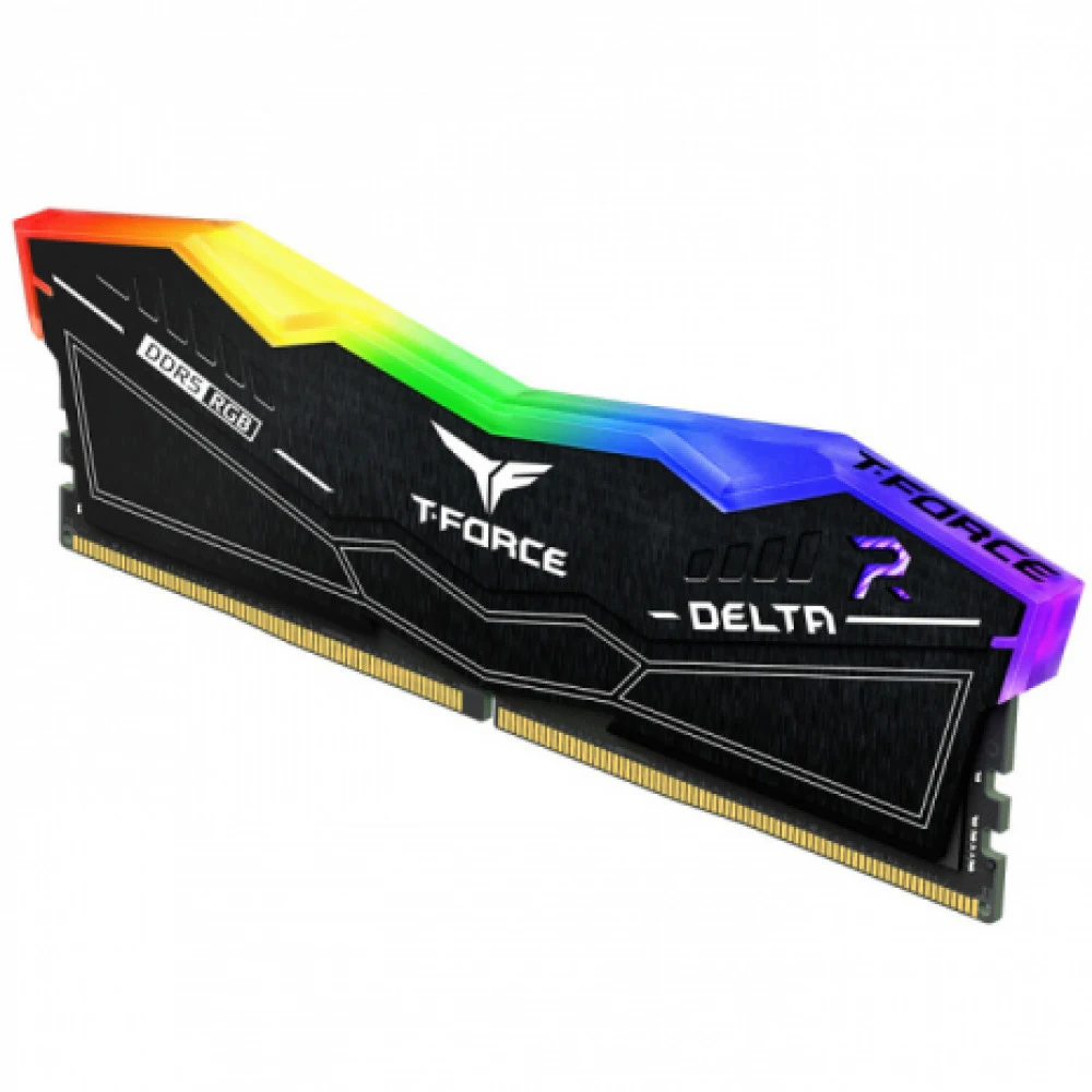 Модуль памяти Team Group T-Force Delta RGB 16Gb DDR5 6000MHz, CL38, 1.25V, FF3D516G6000HC38A01, RTL