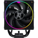 Кулер для процессора ID-COOLING FROZN A610 ARGB LGA20XX/1700/1200/115X/AM5/AM4 (10шт/кор, TDP 250W, PWM, черный, 6 тепл.трубок + медная база, ARGB FAN 120mm) RET