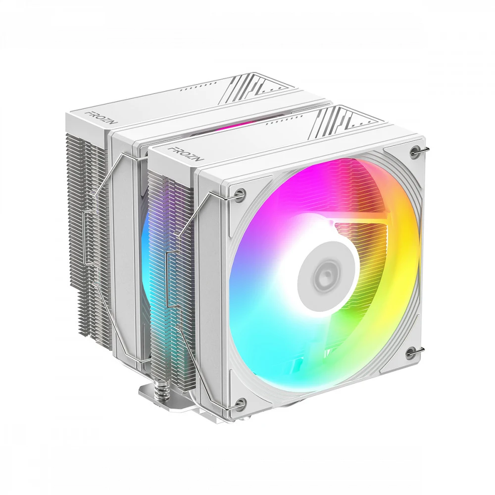 Кулер ID-Cooling Frozn A620 PRO SE ARGB White, S115X/1200/1700/1851/AM4/AM5, 260W, 2x12cm,4pin,Al+Cu