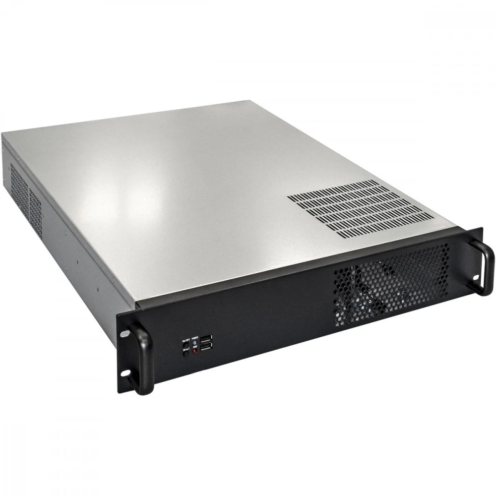Серверный корпус ExeGate Pro 2U550-08 <RM 19", высота 2U, глубина 550, без БП, 2*USB> (Не работает провод питания)