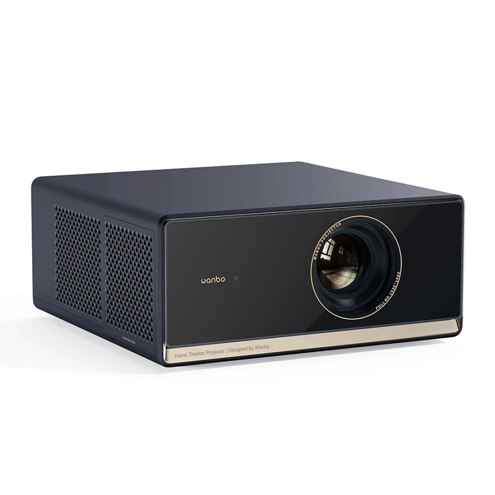 Проектор портативный, Wanbo, X5 Pro, LCD, 1080p, 1100 ANSI lm, 3000:1, Android 11, 2G+16G, 20000 часов, Wi-Fi, Bluetooth 5.0, HDMI*1, USB*2, 3.5mm*1, AV*1, DC*1, 5W*2, черный-темно синий