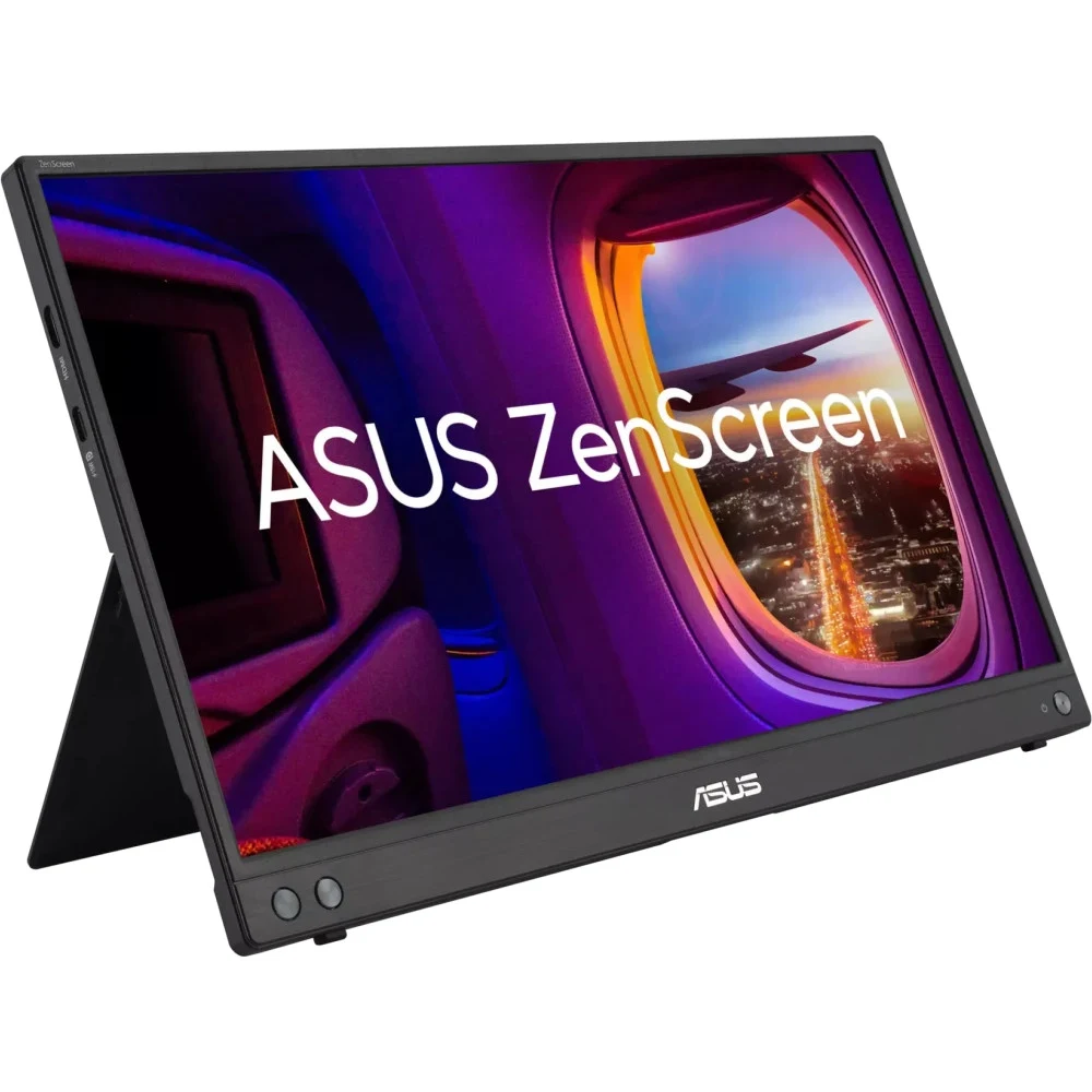 Монитор LCD 15.6" MB16AHV/ ASUS ZenScreen MB16AHV 15.6", portable monitor Full HD (1920x1080), IPS, 250cd/m2, 5ms(GTG), 60Hz, 800:1, USB-Cx2 (DP Alt Mode, 15W), Mini HDMI, Blue Light Filter, Anti-gl