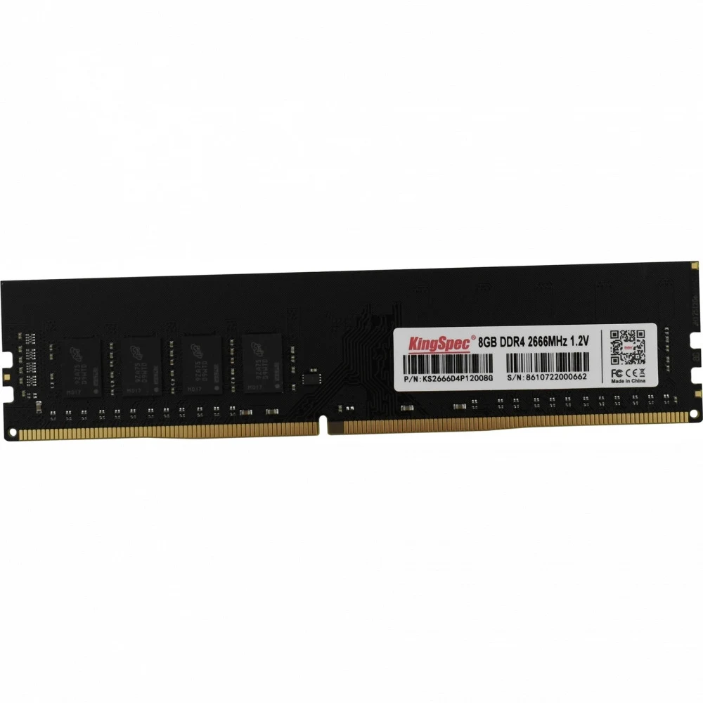 Оперативная память DDR4 8Gb 2666MHz Kingspec KS2666D4P12008G RTL PC4-21300 DIMM 288-pin 1.2В single rank Ret [KS2666D4P12008G]