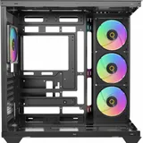 Корпус ПК без блока питания/ Case Ocypus Gamma C74 BK ARGB, Midi-Tower, TG, 4x120mm ARGB, 2xUSB-A 3.0 + 1xUSB-C 3.1, ATX, mATX, mITX Black