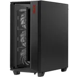 Компьютерный корпус, XPG, Cruiser Black, CRUISERST-BKCWW, Mid Tower, E-ATX/ATX/ m-ATX/ Mini-ITX, USB 3.0*2/ Type C*1/ HD-Audio+Mic, Кулер 3*12см ARGB, Высота процессорного кулера до 170мм, Длина VGA