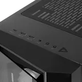 Компьютерный корпус, XPG, Cruiser Black, CRUISERST-BKCWW, Mid Tower, E-ATX/ATX/ m-ATX/ Mini-ITX, USB 3.0*2/ Type C*1/ HD-Audio+Mic, Кулер 3*12см ARGB, Высота процессорного кулера до 170мм, Длина VGA