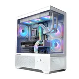 Компьютерный корпус, Zalman, CHRONIX White, Mid Tower, ATX/mATX/Mini-ITX, USB 2.0 *1, USB 3.0*1, Type-C*1, HD Audio, 3*120 ARGB вентиляторы, Высота процессорного кулера до 165мм, Длина VGA до 410мм,