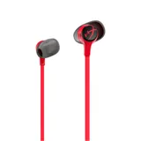 Наушники с микрофоном, HyperX, 705L8AA, Cloud Earbuds II Red, Микрофон, Пульт управления треками, звонками и громкостью, Динамики 14.3 мм с неодимовыми магнитами, 3.5 Mini Jack, Чехол, Красный