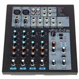 LD SYSTEMS Микшер LDVIBZ6D, Микшерный пульт на 6 каналов. Секция цифровых эффектов с 16 предустановками. 2 микрофонных канала с 3-полосным эквалайзером, 2 моносовместимых стереоканала с 2-полосным э