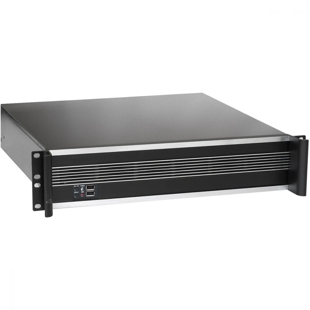 Серверный корпус ExeGate Pro 2U450-09 <RM 19", высота 2U, глубина 450, БП 1200ADS, 2*USB>