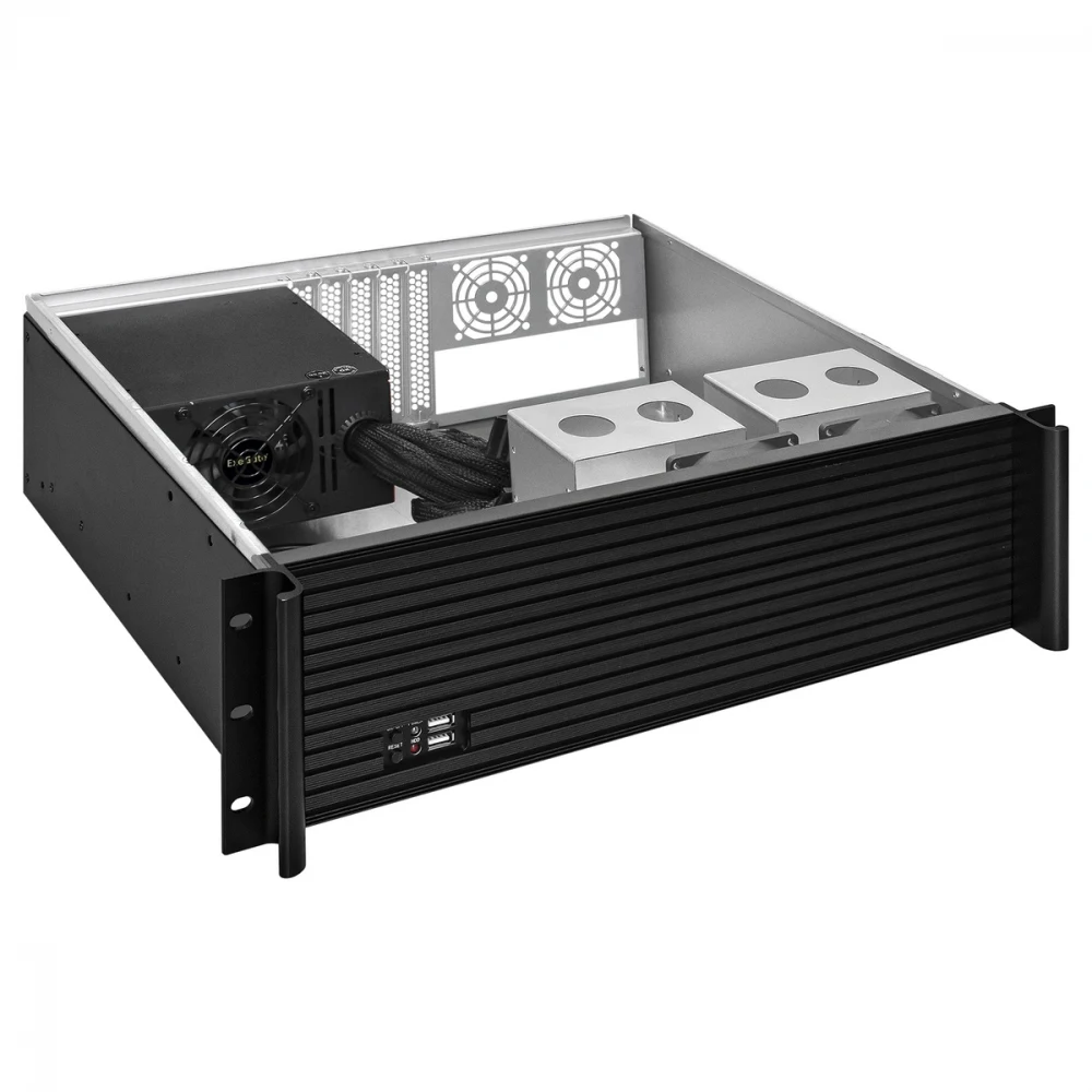 Серверный корпус ExeGate Pro 3U390-11 <RM 19", высота 3U, глубина 390, БП 800RADS, USB>