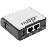 Точка доступа wi-fi MikroTik mAP with AR9531 650MHz CPU, 64MB RAM, 2xLAN, built-in 2.4Ghz 802.11bgn Dual Chain wireless with integrated antennas, microUSB, RouterOS L4, plastic case, PSU , POE-out