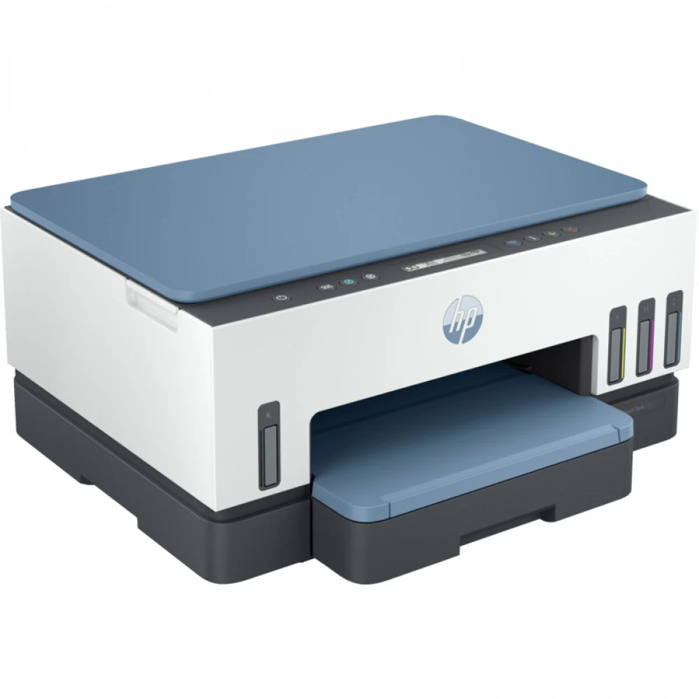 МФУ HP Smart Tank 725, A4, print 1200x1200dpi, 15/9ppm, scan 1200x1200, 4color, USB, Wi-Fi, Duplex