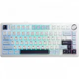 Клавиатура AULA F75 Blue+White+Purple, mechanical, Reaper switch, 80 keys EN/RU/KZ, 2.4/BT/cable F75 Blue+White+Purple