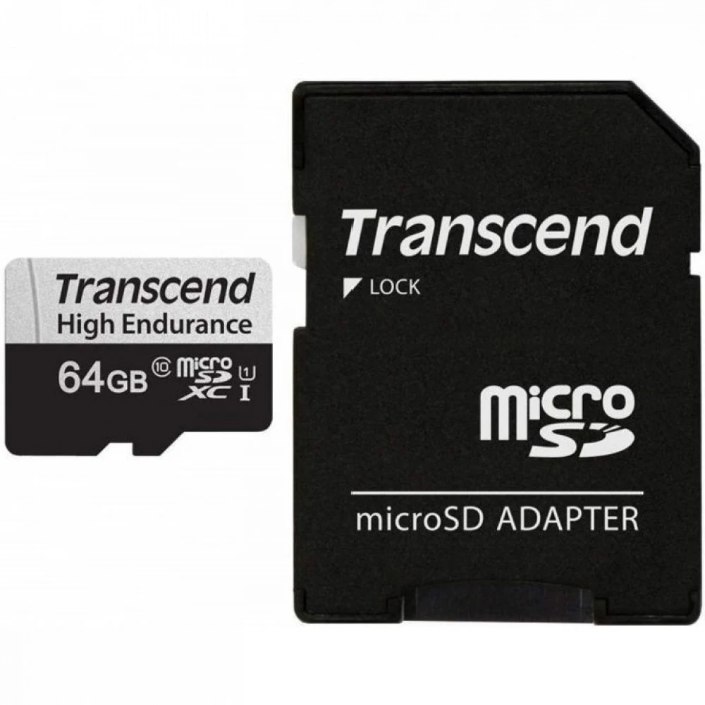 !!! ОПИСАНИЕ НЕПОЛНОЕ - Карты памяти Transcend High Endurance microSDXC 350V, предназначенные для видеорегистраторов, камер видеонаблюдения и систем видеонаблюдения, разработаны для удовлетворения п