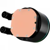 Система охлаждения/ Water Cooling System PCCooler DA360 Pro ARGB BK (300W, 360mm, Black, ARGB/ Fans: 3x120mm, 75.8CFM, 33.7dBA, 2200RPM/ Pump height 57mm, 28dBA, 3000RPM, Rad thickness 27mm/ S: 1851