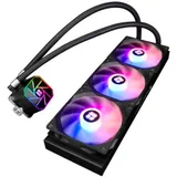 Система жидкостного охлаждения/ Water Cooling System Thermalright Aqua Elite 360 V3 (360mm, Black, ARGB/ Fans: 3x120mm, 66.17CFM, 25.6dBA, 1500RPM/ Pump height 53mm, 23dBA, 3300RPM, Rad thickness 27