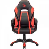 Кресло игровое A4Tech Bloody GC-350 черный/красный экокожа крестов. пластик черный