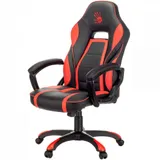 Кресло игровое A4Tech Bloody GC-350 черный/красный экокожа крестов. пластик черный