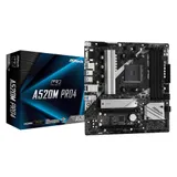 Материнская плата ASRock A520M PRO4, Socket AM4, AMD A520, 4xDDR4-3200, D-SUB+HDMI+DP, 2xPCI-Ex16, 4xSATA3(RAID 0/1/10), 2xM.2, 8 Ch Audio, GLan, (2+4)xUSB2.0, (5+2)xUSB3.2, (1+0)xUSB3.2 Type-C™, 1x